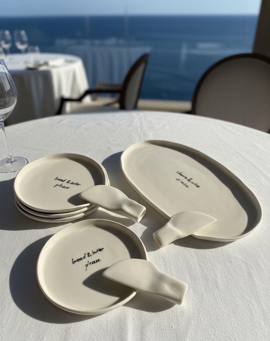 Seramik ekmek tabakları