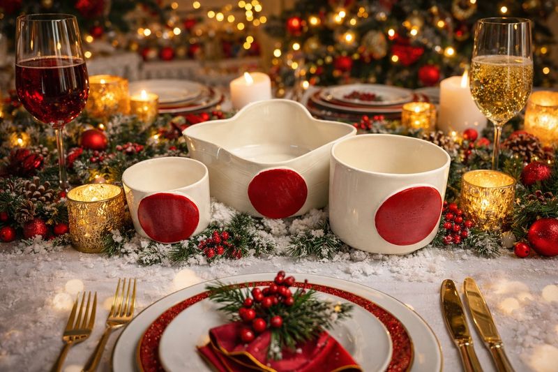 Kırmızı Mühür Serisi - El Yapımı Seramik