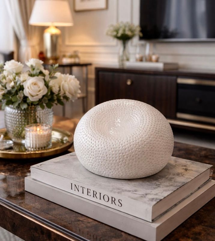 Beyaz Küre - El Yapımı Seramik