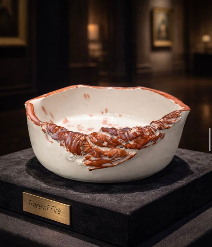 Trace of Fire (Ateşin İzi) - El Yapımı Seramik