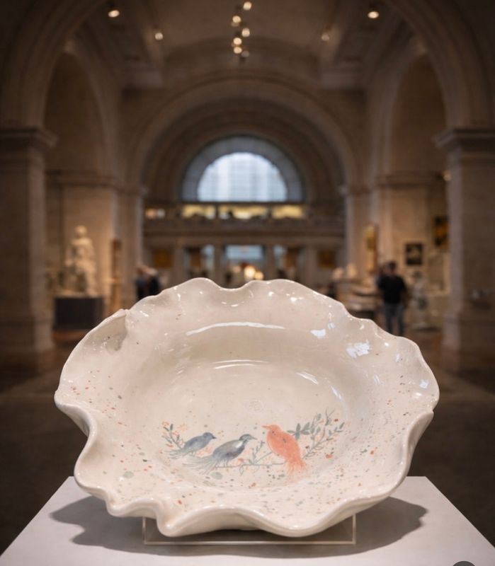 Kırılgan Kanatlar - El Yapımı Seramik